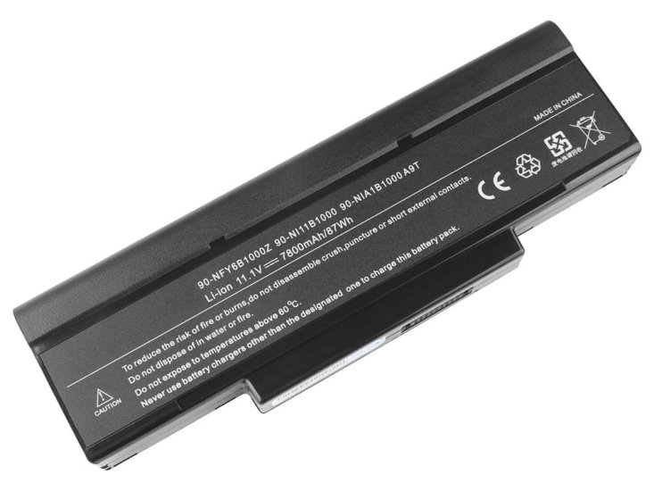 7200mAh Batería Asus F7Z - Haga un click en la imagen para cerrar