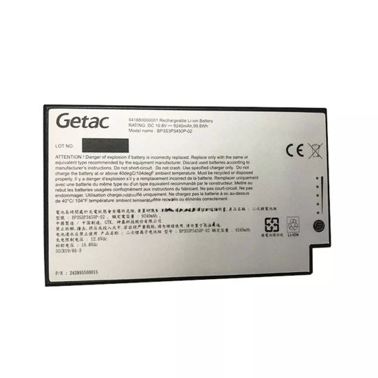 Batería Getac 441895500002 9240mAh 99.8Wh - Haga un click en la imagen para cerrar