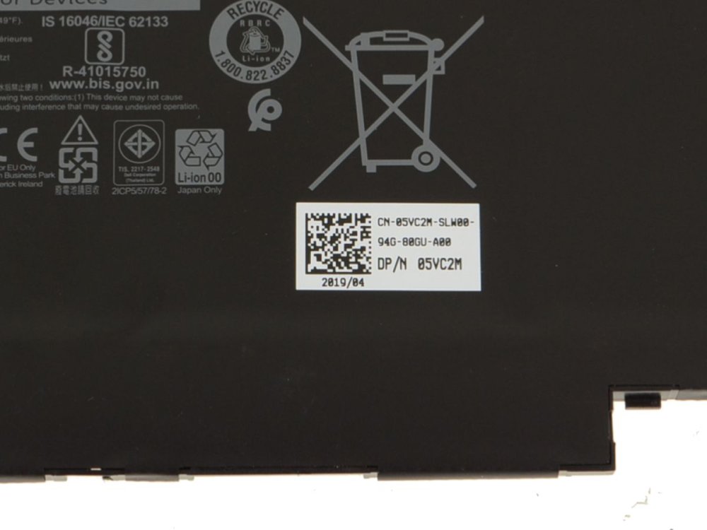 Original 7500mAh 60Wh Batería Dell Latitude 5300 P97G001