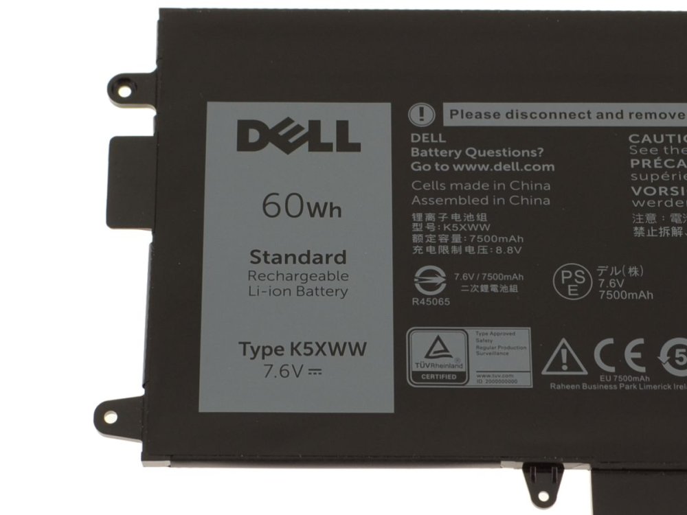 Original 7890mAh 60Wh Batería Dell Latitude 7390 2-in-1