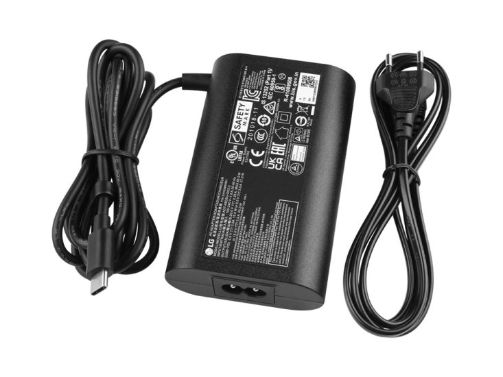 Original 65W USB-C Cargador LG Gram 14T90P-K.AAB6U1 AC Adaptador - Haga un click en la imagen para cerrar