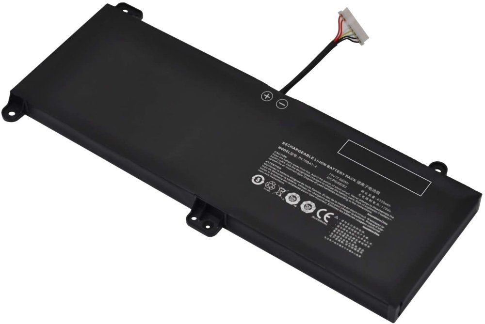 4320mAh 66Wh Batería Clevo 4ICP6/66/83