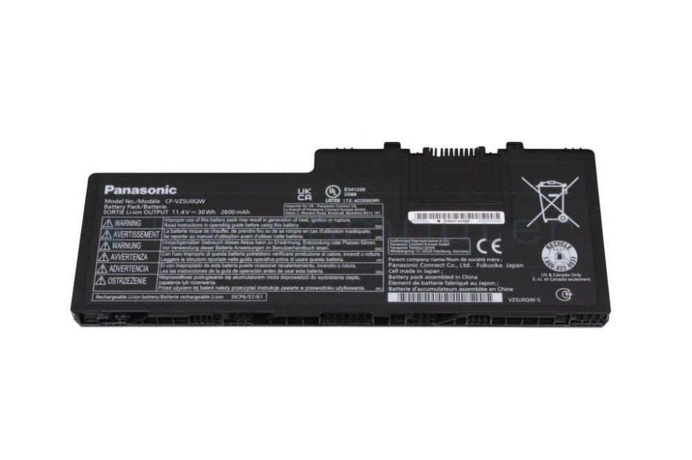 Original Batería Panasonic CF-20 Mk1 Mk2 2600mAh 30Wh