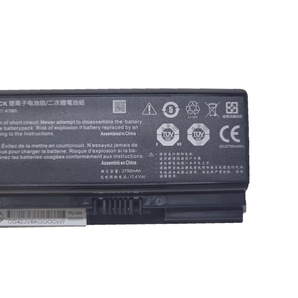 Original Batería Clevo 6-87-NH50S-41C00 2750mAh 41Wh