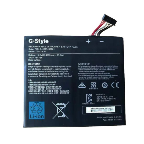 Original Batería Gigabyte 541387490001 4000mAh 60.8Wh - Haga un click en la imagen para cerrar