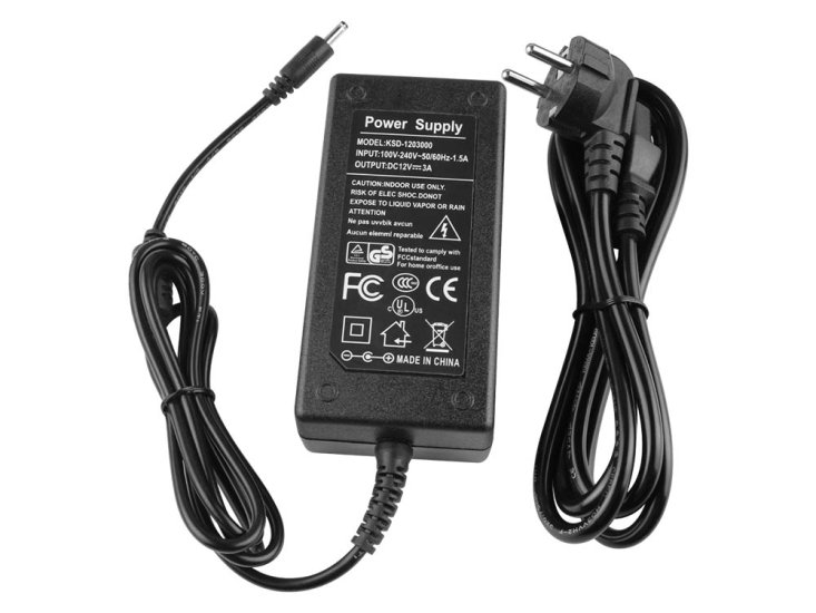 36W Cargador Medion A241-1202000E AC Adaptador - Haga un click en la imagen para cerrar