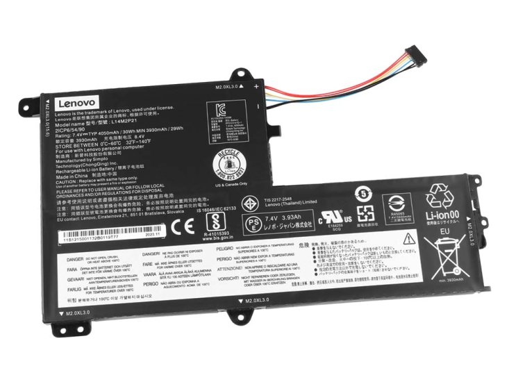 Original Batería Lenovo L14L2P21 L14M2P21 30Wh 4050mAh - Haga un click en la imagen para cerrar