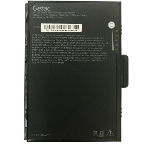 Batería Getac BP3S1P2100S-01 2100mAh 24Wh