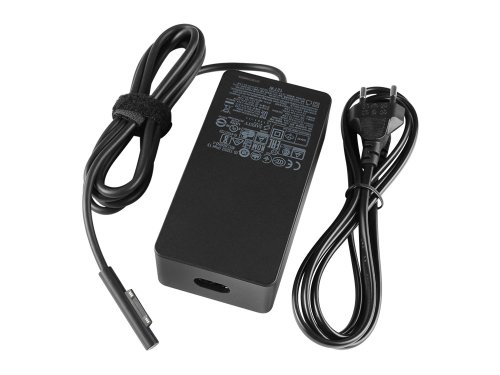 127W Cargador Microsoft Surface Go AC Adaptador