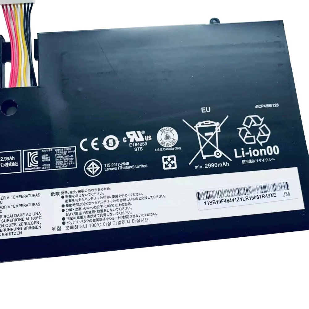 46Whr Lenovo 45N1070 45N1071 Original Batería