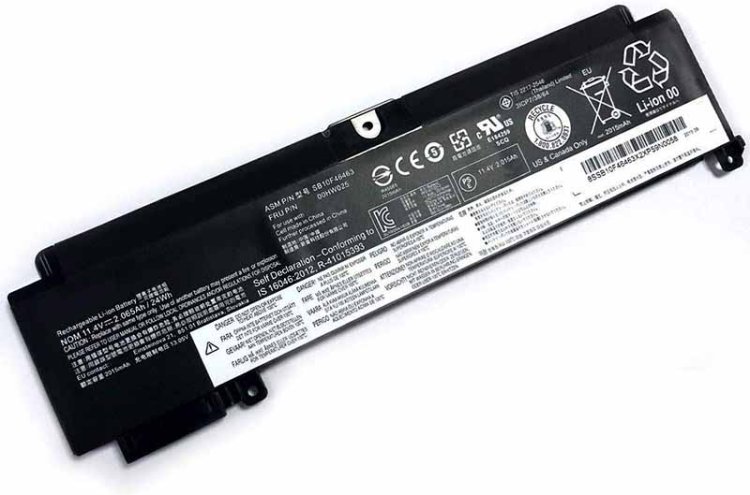 Original 2065mAh 24Wh Batería Lenovo SB10J79002 SB10K97605 - Haga un click en la imagen para cerrar