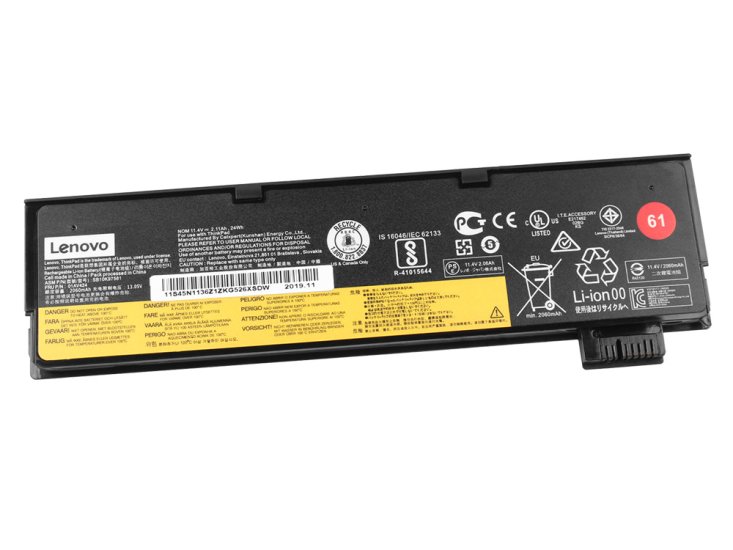 Original 2100mAh 24Wh Batería Lenovo 01AV422 SB10K97579 - Haga un click en la imagen para cerrar