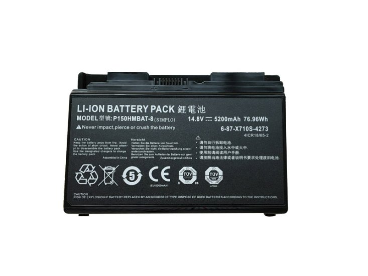 5200mAh Batería Clevo 6-87-X510S-4J72 - Haga un click en la imagen para cerrar