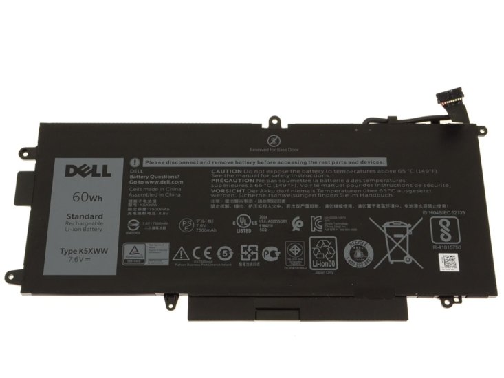 Original 7890mAh 60Wh Batería Dell Latitude 7390 2-in-1 - Haga un click en la imagen para cerrar