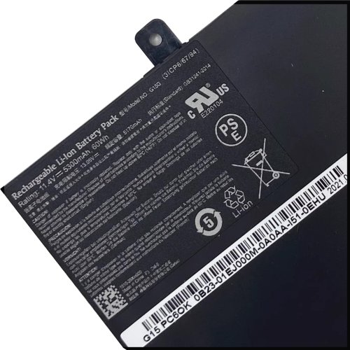 Batería Machenike F117-S6 5300mAh 60Wh