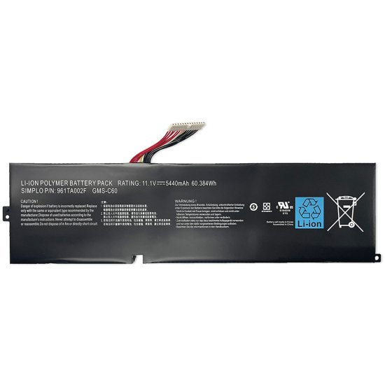 Original Batería Gigabyte 3ICP8/38/83-2 5440mAh 60.384Wh - Haga un click en la imagen para cerrar