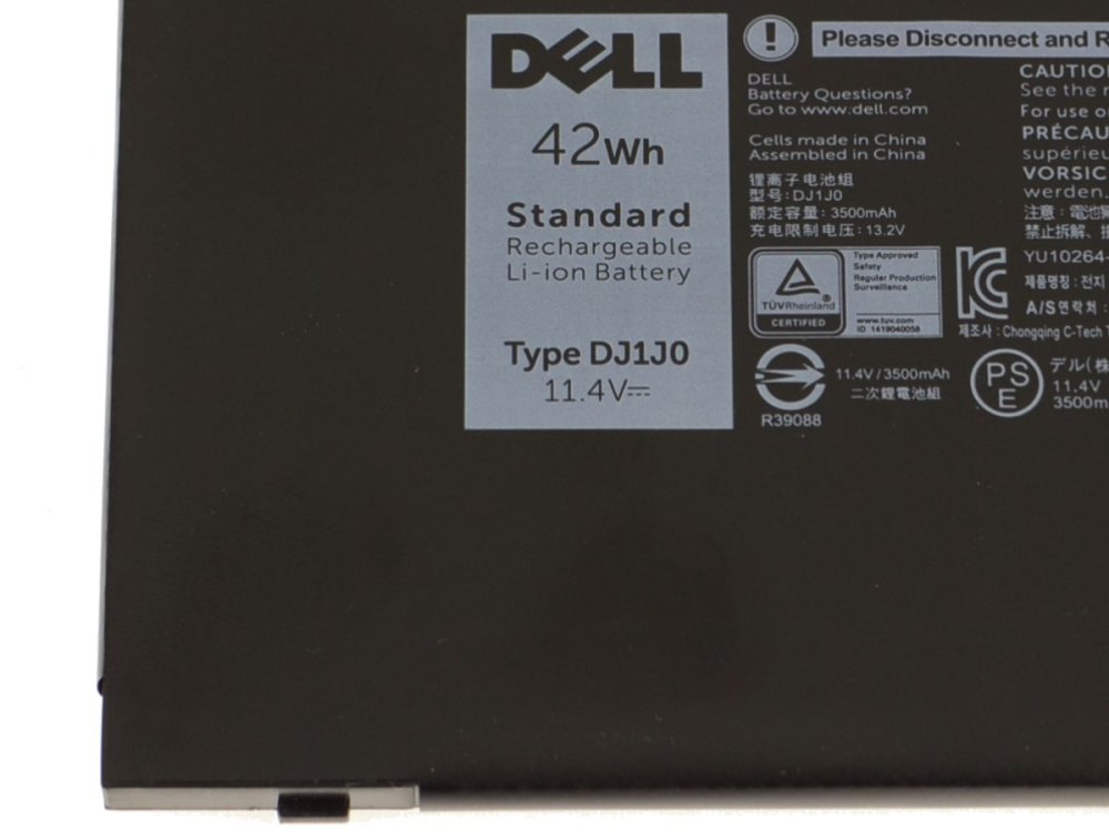 Original 3600mAh 42Wh Batería Dell Latitude E7280 E7480