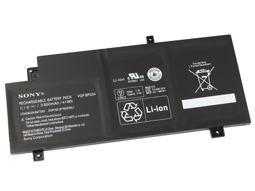 41Whr 3650mAh Sony Vaio Fit 15 SVF15A Series Original Batería