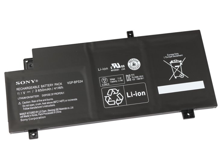 41Whr 3650mAh Sony Vaio SVF14A15SNB Original Batería - Haga un click en la imagen para cerrar