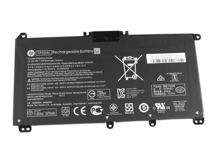 Original 41.9Wh Batería HP TF03XL HSTNN-LB7X HSTNN-LB7J - Haga un click en la imagen para cerrar