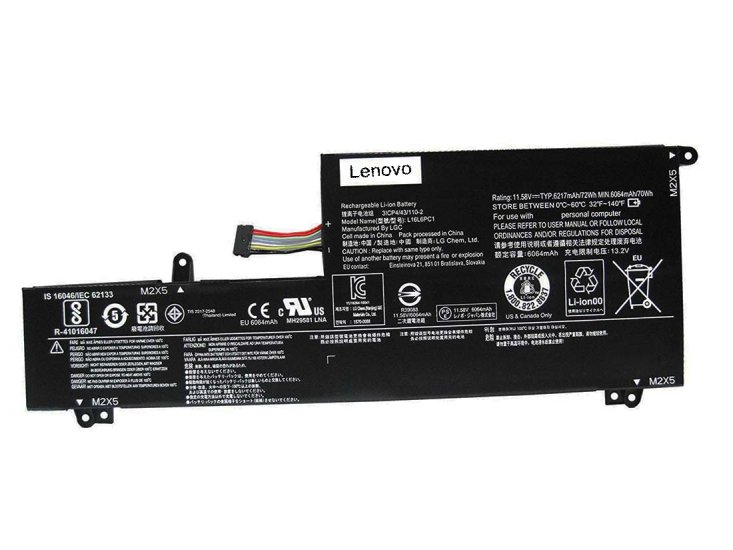 Original 6064mAh 72Wh Lenovo Yoga 720-15IKB 80X70059GE Batería - Haga un click en la imagen para cerrar