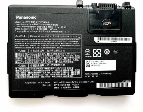 Original Batería Panasonic CF-VZSU1AR CF-VZSU1AW 1990mAh 22Wh