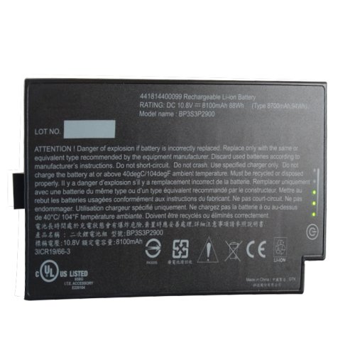 Batería Getac BP3S3P2600(S) 8100mAh 88Wh