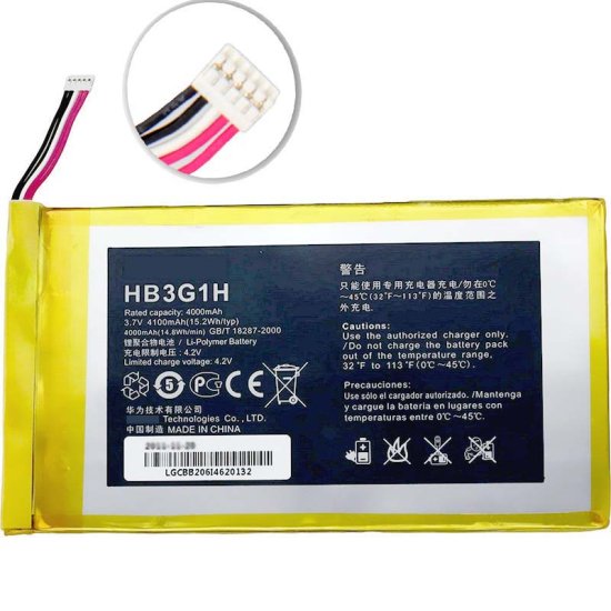 Original Batería Huawei MediaPad S7 4100mAh 15.2Wh - Haga un click en la imagen para cerrar