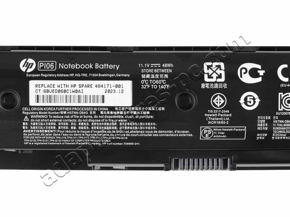 4200mAh Batería HP ENVY 17-n080nz 17-n087nz 17-n090nz