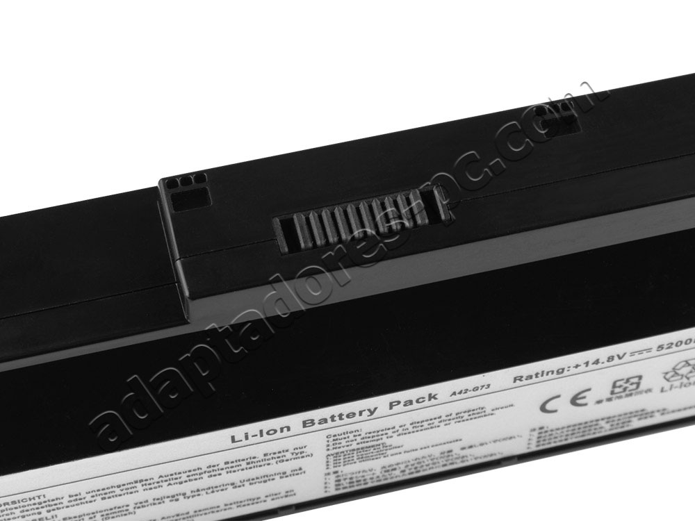 5200mAh Asus G53JW-IX162V Batería