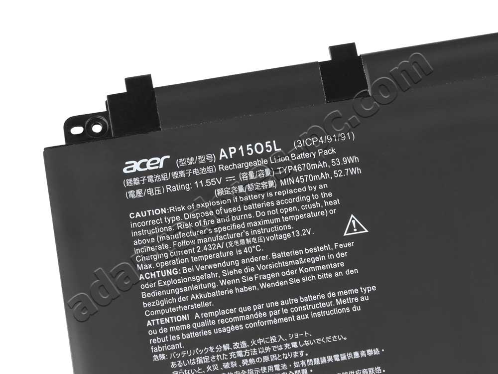 4670mAh 53.9Wh Batería Acer Chromebook 15 CB315-2HT-60ME