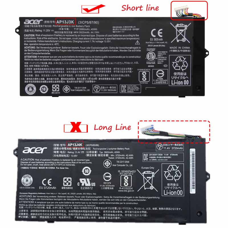 3990mAh 45Wh Batería Acer Chromebook 14 CB3-431-C99D