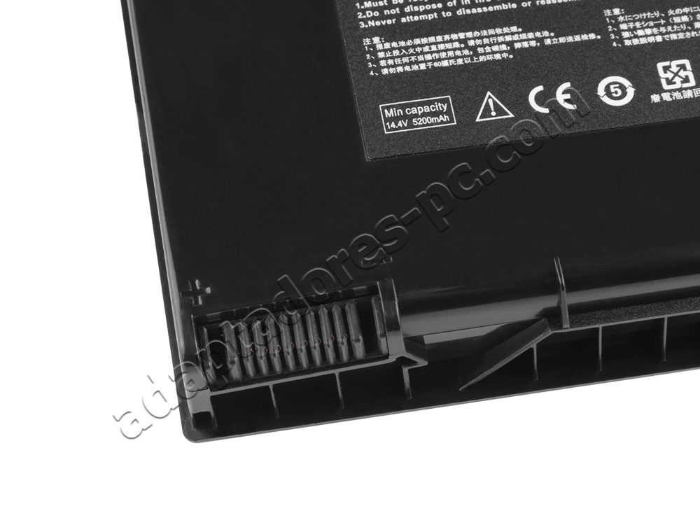 5200mAh Asus A42-G74 Batería