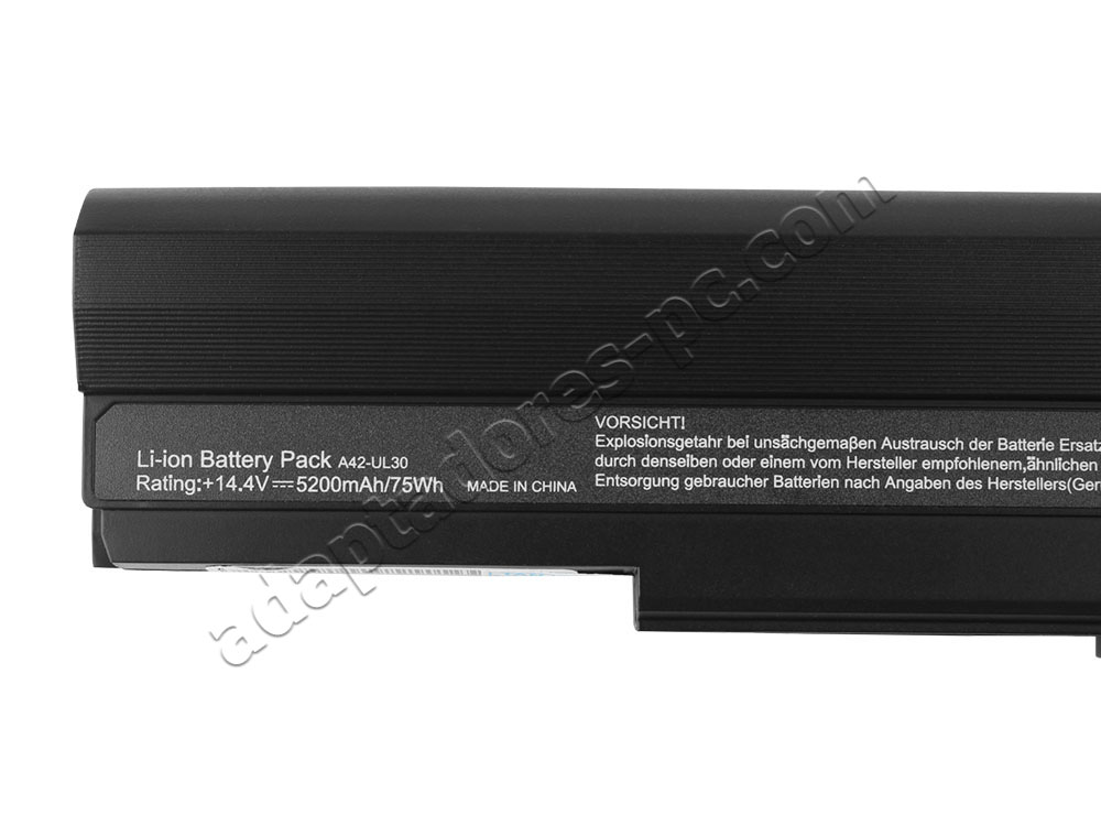 5200mAh 75Wh Batería Asus 70-NWU1B3000Z