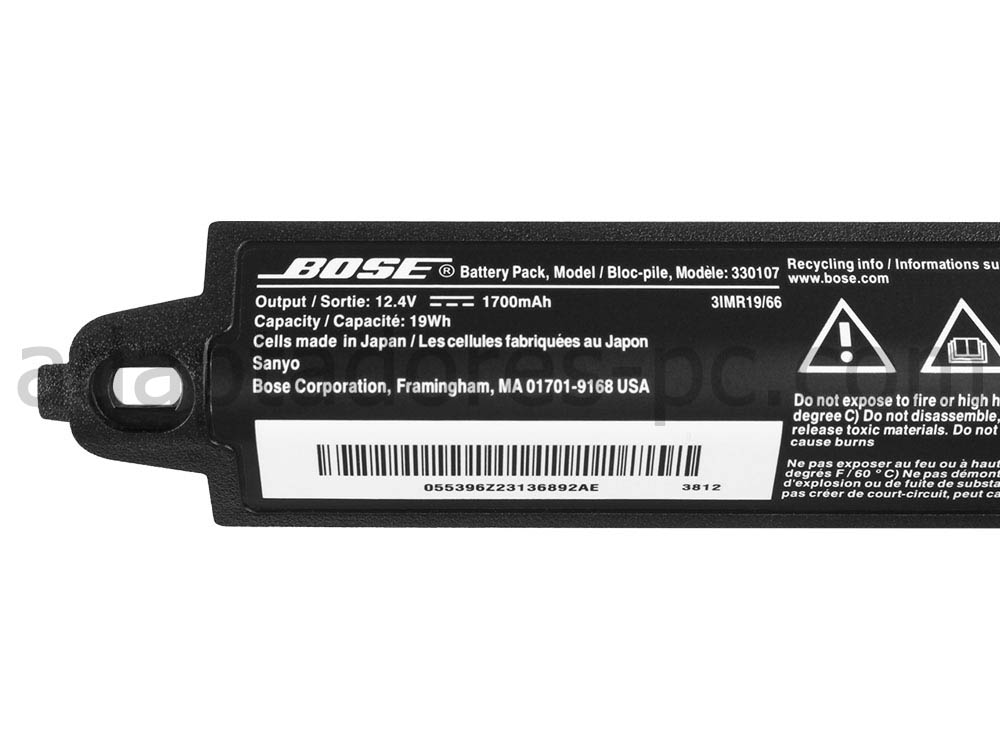 Original 19Wh 17000mAh Batería Bose 330107 330107A