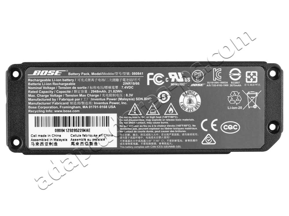 Original Batería Bose 088789 2948mAh 21.82Wh