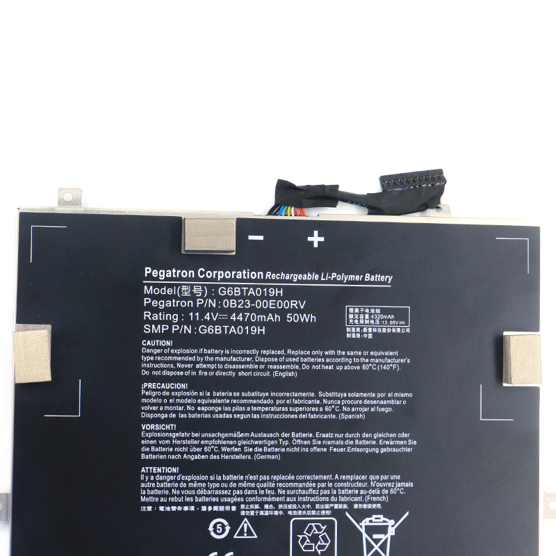 Original Batería Wacom Cintiq Companion 2 DTH-W1310 4470mAh 50Wh