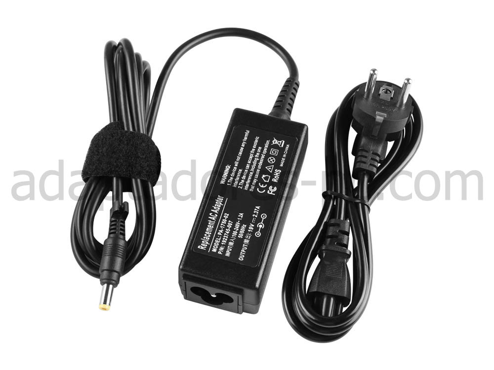 45W Cargador Clevo N230WU N240JU N250BU N251BU(4.8mm*1.7mm) AC Adaptador