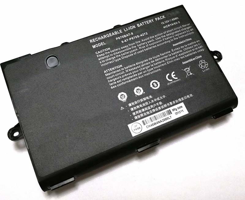 6000mAh 89Wh Batería Hasee CP77S02 GX9 GX9 Plus