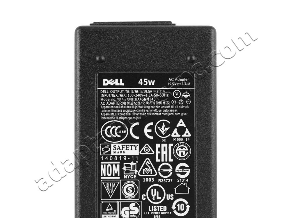 45W Dell ADP-45JD B Original AC Adaptador Cargador