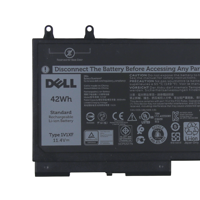 Original 2700mAh 42Wh Batería Dell 1V1XF 27W58