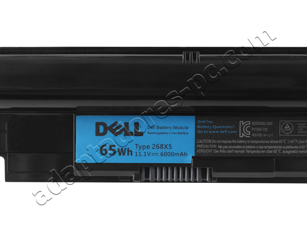 Original 5800mAh 65Wh Batería Dell 0268X5