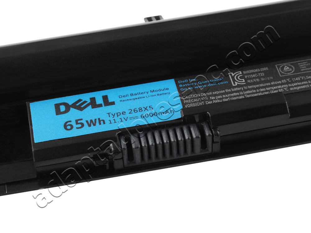 Original 5800mAh 65Wh Batería Dell 0268X5