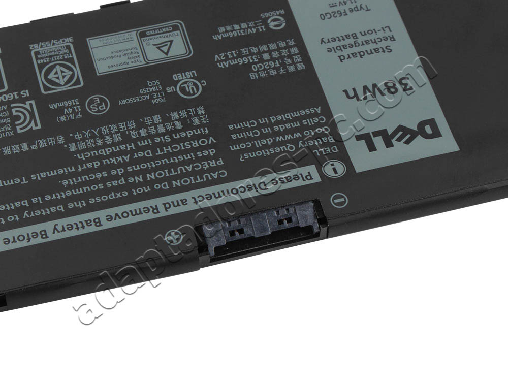 38Wh Original Batería Dell Inspiron 13 7373 P83G001