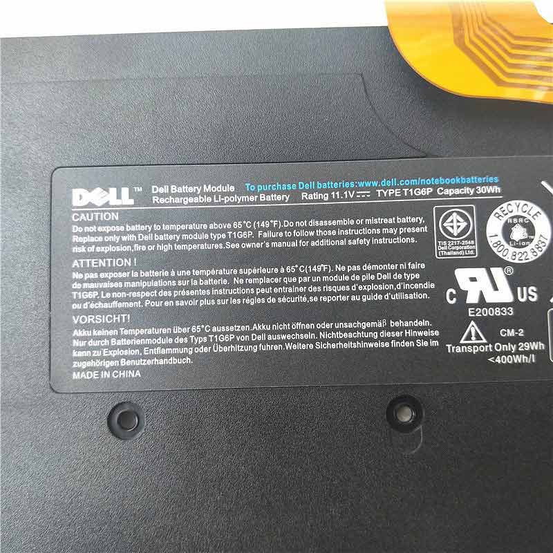 Original Batería Dell 0449TX 0NTG4J 0PRW6G 2774mAh 30Wh