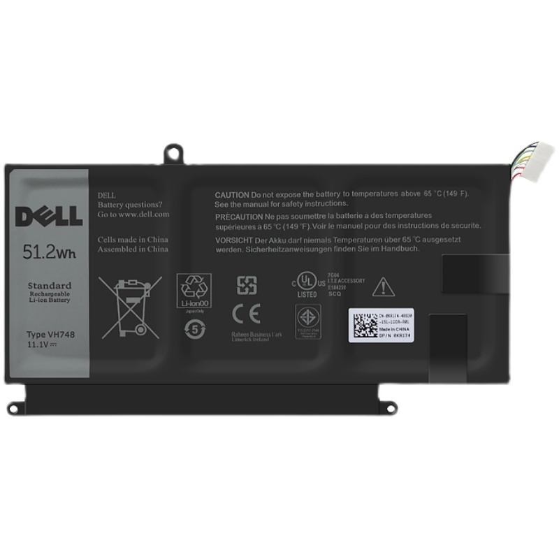 51.2Whr Dell VH748 Inspiron 14 5439 Original Batería