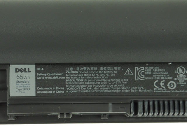 Original 5700mAh 65Wh Batería Dell 5MTD8 7WV3V