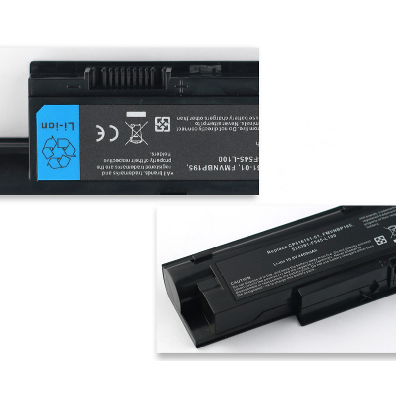 Batería Fujitsu FMVNBP195 CP516151-01 4400mAh 48Wh