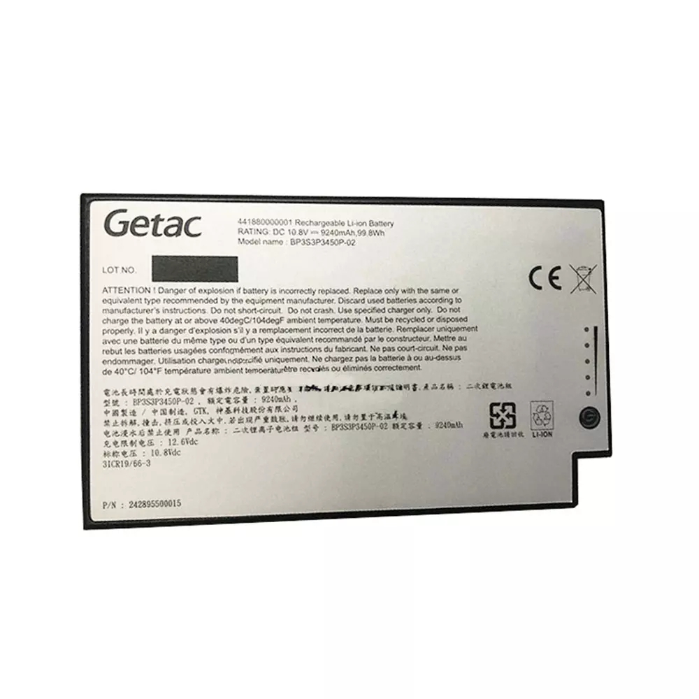 Batería Getac BP3S3P3450P-04 9240mAh 99.8Wh