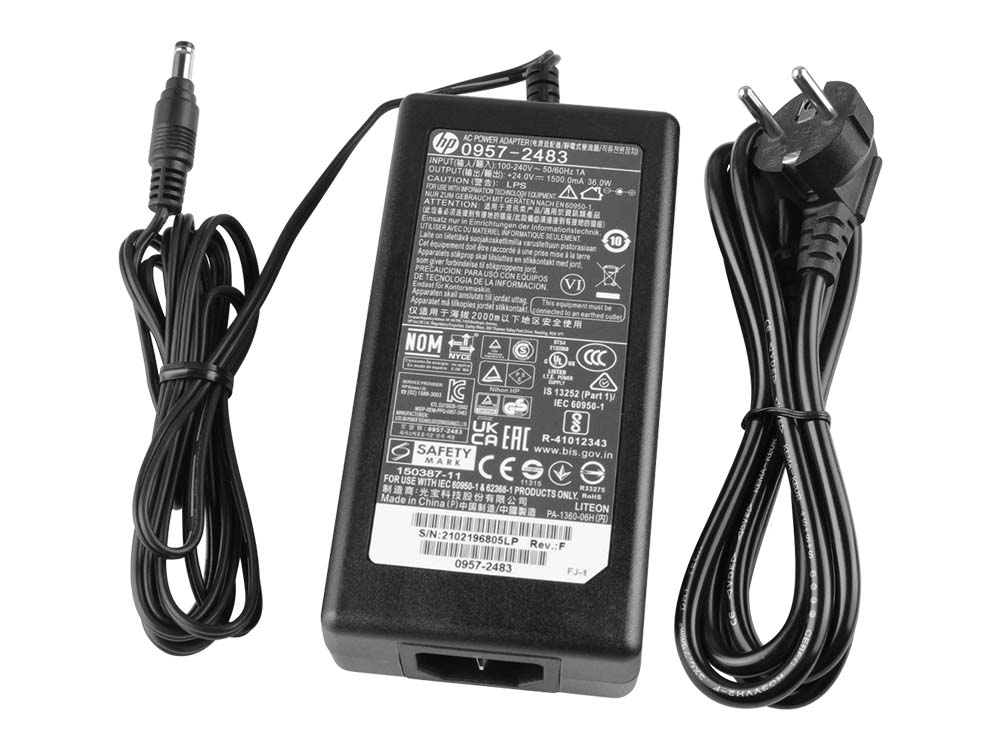 Original 36W AC Adaptador Cargador HP Scanjet 7800 8270 G4010 G4050